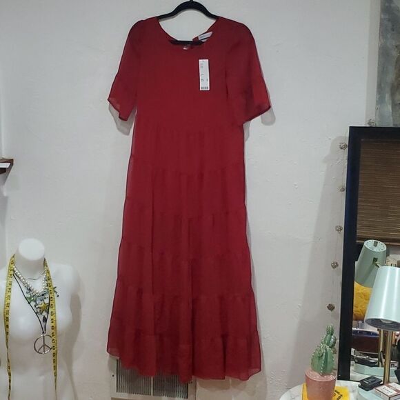 Urban Outfitters Red Maxi Dress - Picture 2 of 10